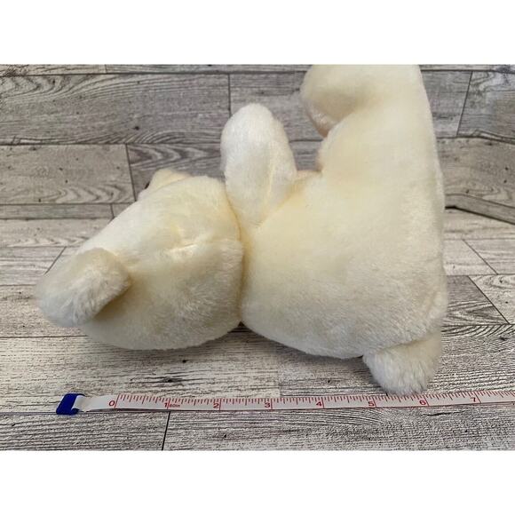 RUSS Love Pals - Get Well Soon Plush Teddy Bear Cream Colored w/ Pink Tissue Box - Picture 10 of 10